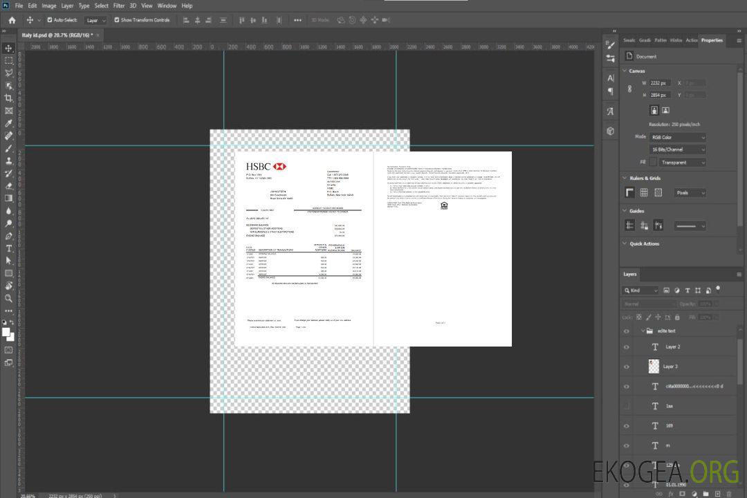 États-Unis HSBC 2 pages Version 2 excel pdf template